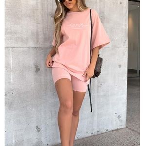 White Fox biker short set